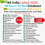 All India 130+ Crore Verified Database (Updated 2025)